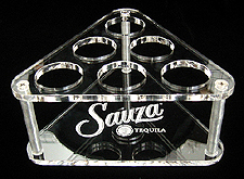 Triangle, 6 Shot Tequila Tray